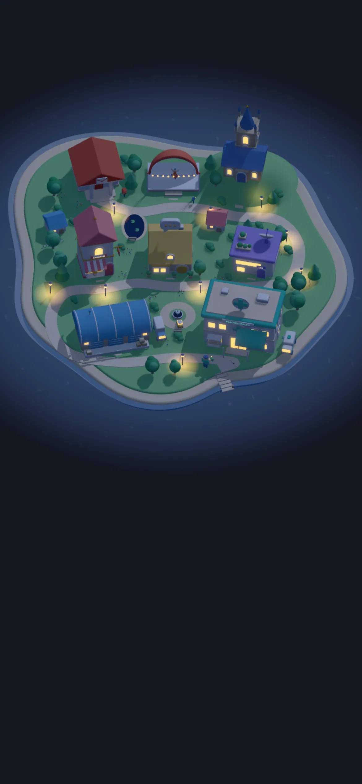 A small town: every building is a place I shipped something